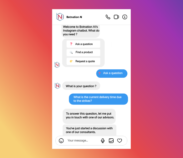 Instagram livechat