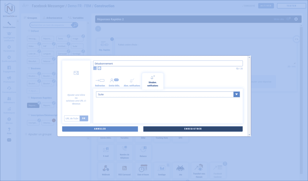 R&eacute;ponses Rapides - D&eacute;sabonnement