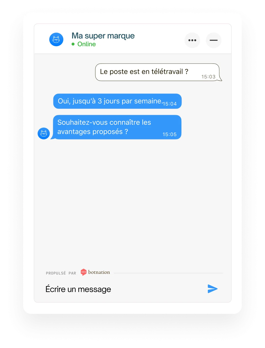 botnation-produits-recrutement-FAQ candidats automatisée