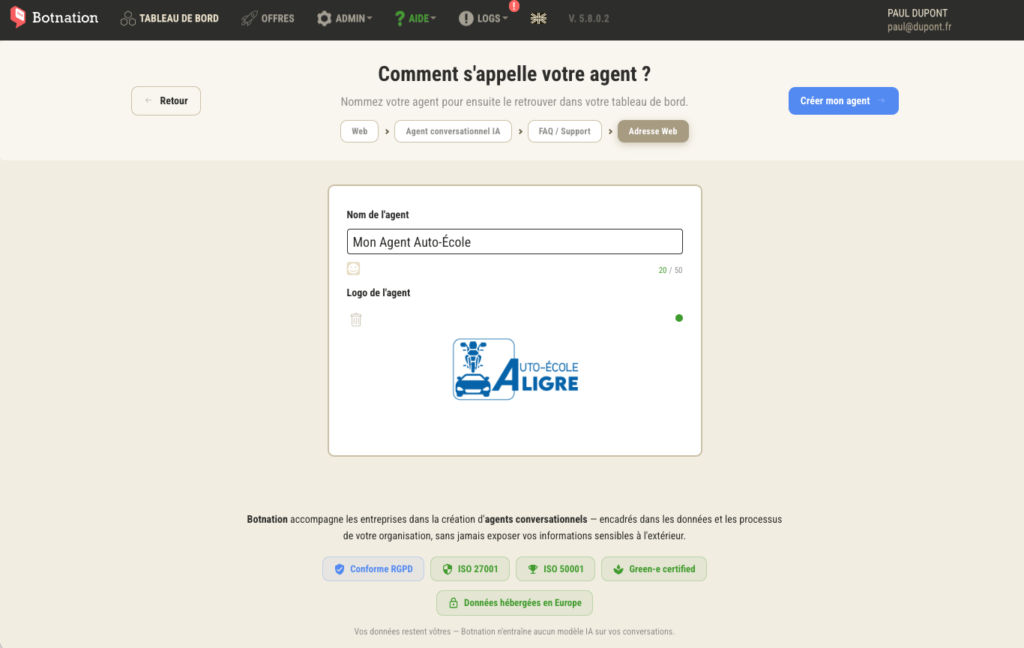 botnation-creation-agent-conversationnel-chatbot-url-contenus-site-web-nom