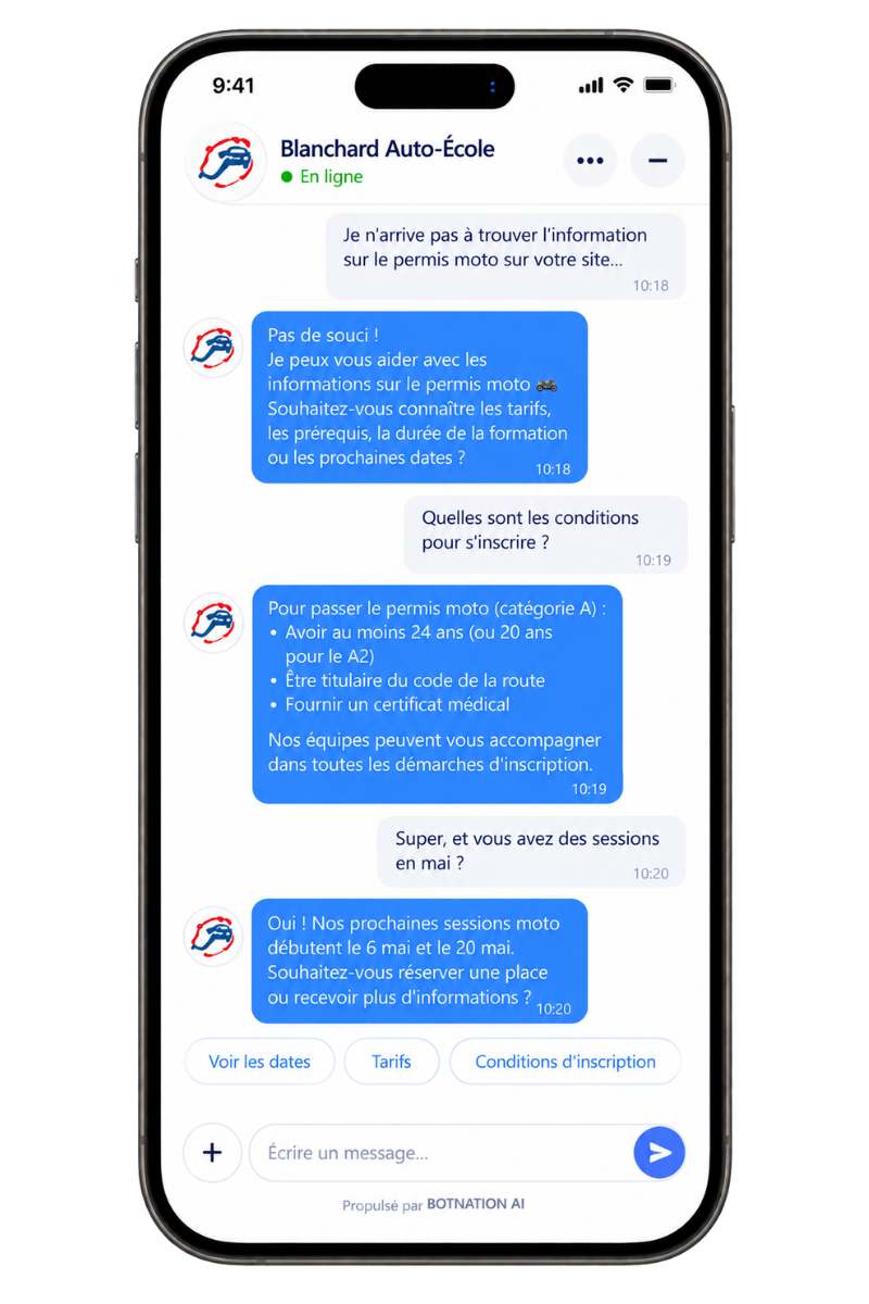chatbot-repondre-eleve-auto-ecole