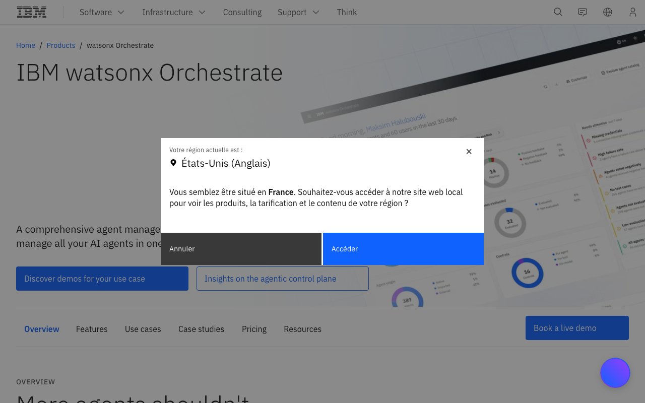 IBM watsonx, enterprise AI assistants: official product page