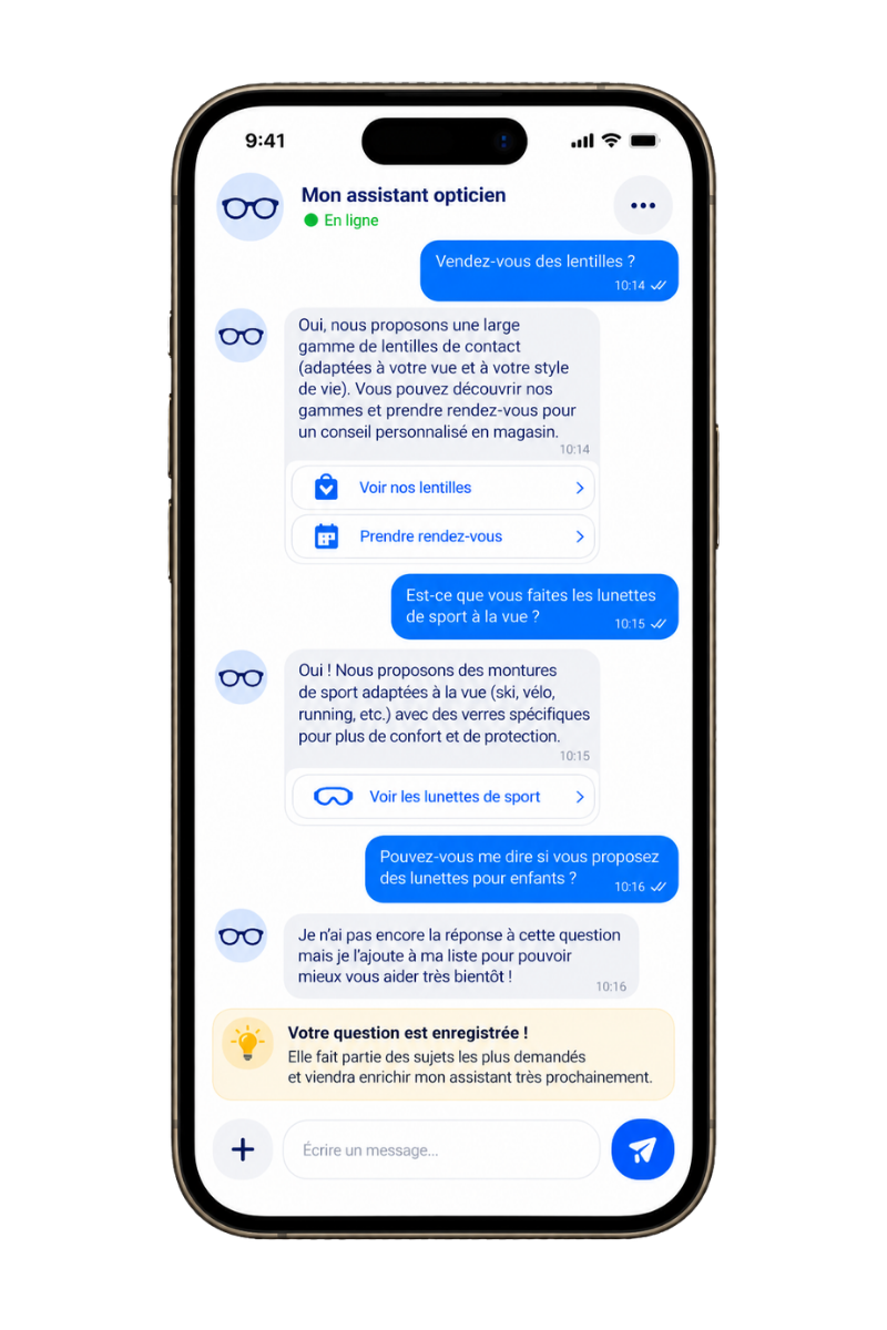 chabot-opticien-suivi-usage-statistique-chatbot-opticien